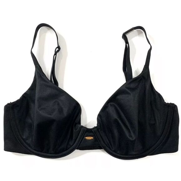 Victoria’s Secret DISCONTINUED Ultra Soft fabulous unlined semi demi bra black - Picture 1 of 2